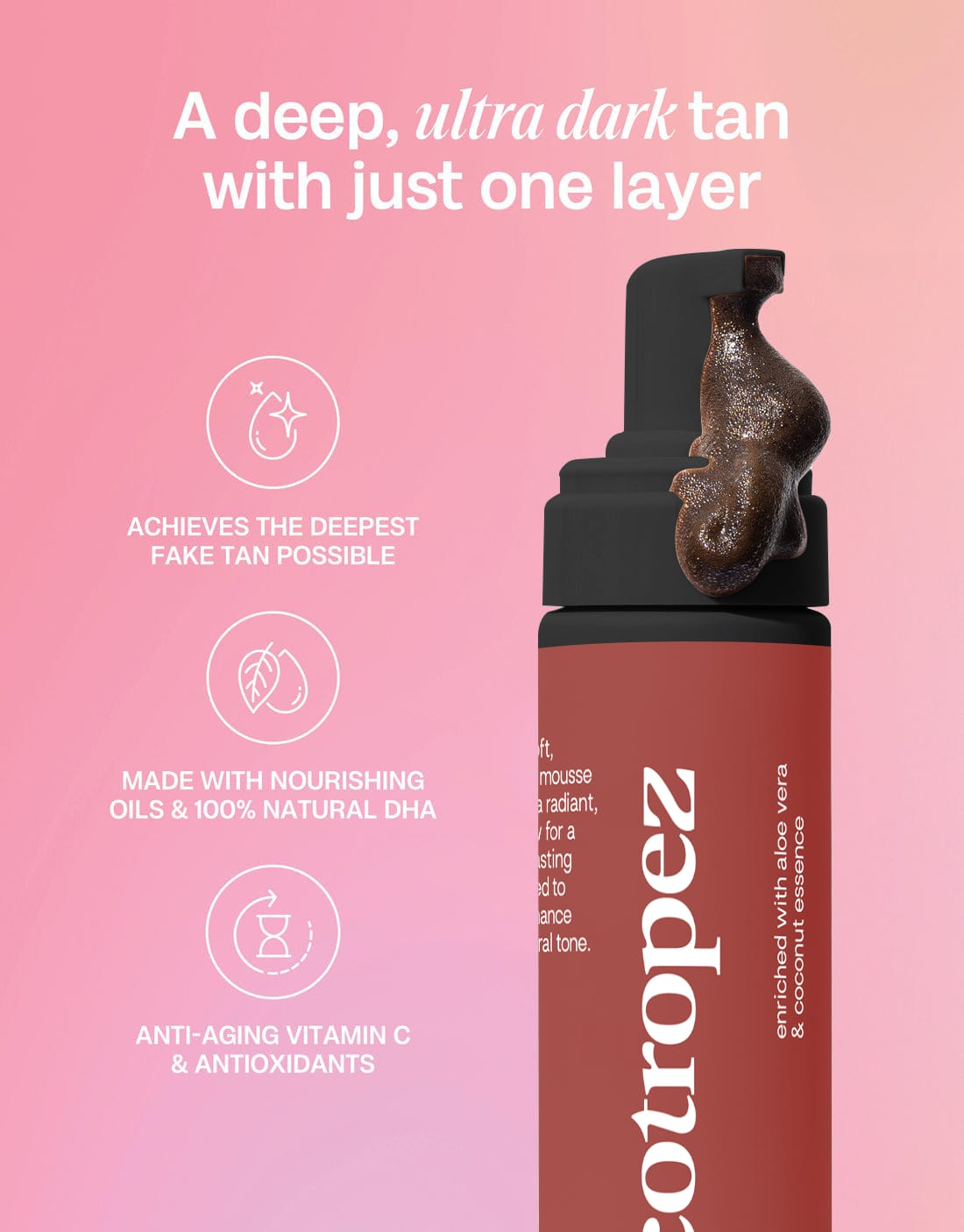 ULTRA DARK SELF TANNING MOUSSE